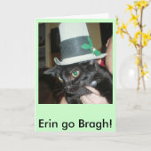 聖パトリックの日 カード (黄色い花)