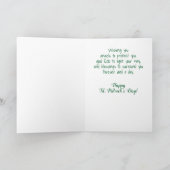 聖パトリックの日 カード (内部)