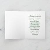 聖パトリックの日 カード (内部)