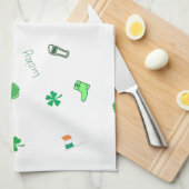 聖パトリックの日 キッチンタオル (四つ折り)