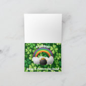 「聖パトリックの日」グリーティングカード カード (内部)