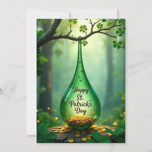 聖パトリックの日 サンキューカード (正面)