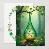 聖パトリックの日 サンキューカード (正面/裏面)