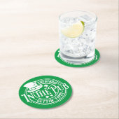 聖パトリックの日 – ティプシーおもしろいトバーンコースター ラウンドペーパーコースター (インサイチュ)