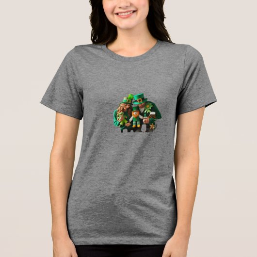 聖パトリックの日 トライブレンドTシャツ (正面)