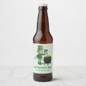 聖パトリックの日 ビールラベル (正面)