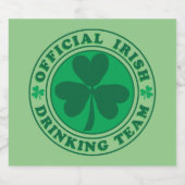 聖パトリックの日 ビールラベル (シングルラベル)