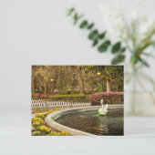 聖パトリックの日 – フォーサイス噴水,サバンナ, GA ポストカード (スタンド正面)