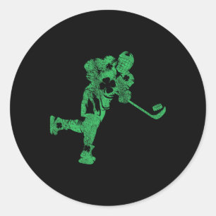 聖パトリックの日 ホッケー アイルランド系男子 Saint Paddy's S ラウンドシール