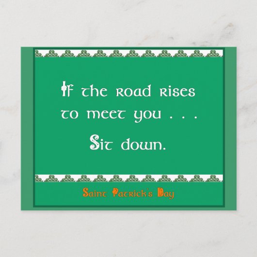 聖パトリックの日 ポストカード (正面)