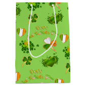 聖パトリックの日 ミディアムペーパーバッグ (正面)