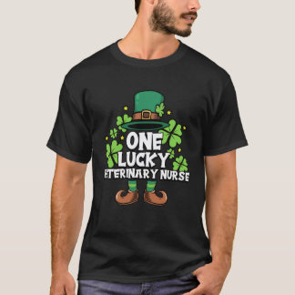聖パトリックの日 リトル・ピープル 幸運な獣医 Nu Tシャツ