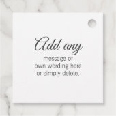 聖パトリックの日 – 人にとって幸運なお祝い フェイバータグ (裏面)