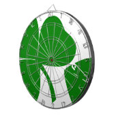 聖パトリックの日 – 幸運を得る3 + 1葉の= 4 ダーツボード (正面右)