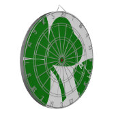 聖パトリックの日 – 幸運を得る3 + 1葉の= 4 ダーツボード (正面左)