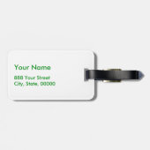 聖パトリックの日 – 幸運を得る3 + 1葉の= 4 ラゲッジタグ (裏面横)