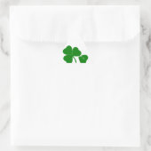 聖パトリックの日 – 幸運を得る3 + 1葉の= 4 三角形シール (バッグ)