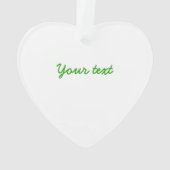 聖パトリックの日 – 幸運を得る3+1 = 4 オーナメント (裏面)