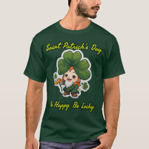 聖パトリックの日:幸運、幸せ Tシャツ