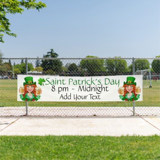 聖パトリックの日 横断幕 (インサイチュ)