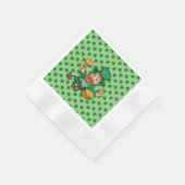 聖パトリックの日 縁ありカクテルナプキン (角)