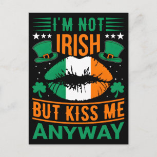 聖パトリックの日 2026: Kiss Me I’m Irish, エメラルド シーズンポストカード