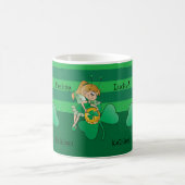 聖パトリックの日🍀 - Lucky Irish Fairy コーヒーマグカップ (中央)