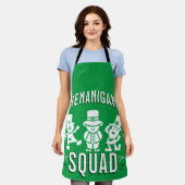 聖パトリックの日 - SHENANIGANS SQUAD エプロン (着用した状態)
