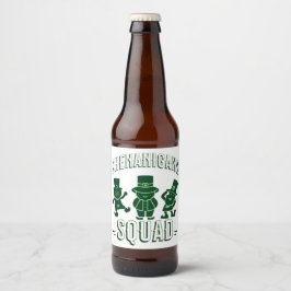 聖パトリックの日 - SHENANIGANS SQUAD ビールラベル