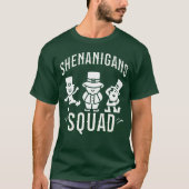 聖パトリックの日 - SHENANIGANS SQUAD Tシャツ (正面)
