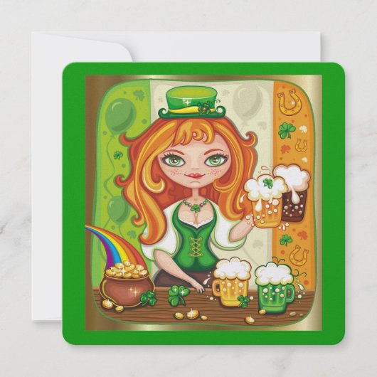 聖パトリックの日 – SRF 招待状 (正面)