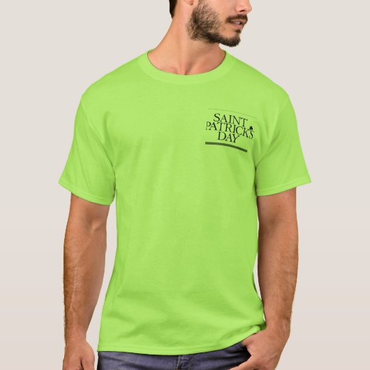 聖パトリックの日 Tシャツ (正面)
