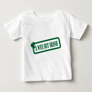 聖パトリックの日A少しアイルランドの乳児Tシャツ ベビーTシャツ