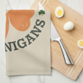 聖パトリックの時間の一部のシェナニガンスクローバー キッチンタオル (四つ折り)