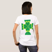 聖パトリックの祝日おめでとうございます！ Tシャツ (裏面フル)