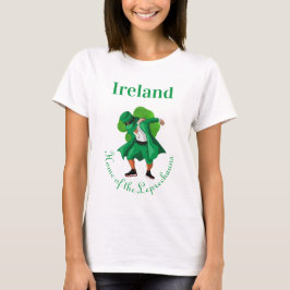 聖パトリックの祝日 アイルランド レプラコーンの故郷 Tシャツ
