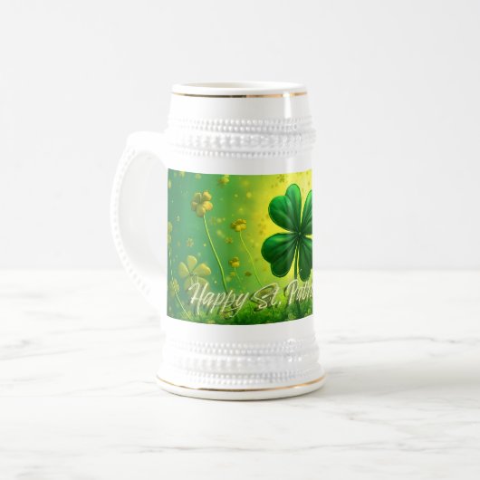 聖パトリックの祝日 ビールジョッキ (正面左)