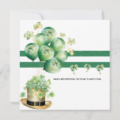 聖パトリックの祝祭日を祝おう 招待状 (裏面)