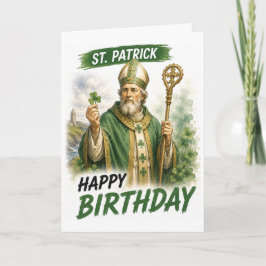聖パトリックの誕生日カード カード