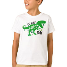 聖パトリックのHAPPY ST PAT-REX DAY T-Rex 恐竜
