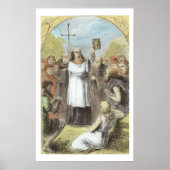 聖パトリックはアイルランドの人々を四人に示している ポスター (正面)