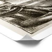 聖パトリックはタラで説教、「トリアス木」から ポスター (角)