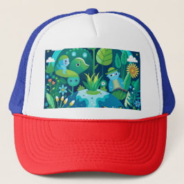 聖パトリックエレガントズのシャムロック型デザイン キャップ