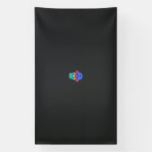 聖パトリックエレガントズのシャムロック型デザイン 横断幕 (縦)