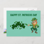 聖パトリックスの日のはがき ポストカード (正面/裏面)