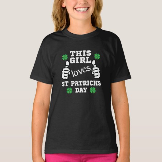 聖パトリックスの日を愛する Tシャツ (正面)