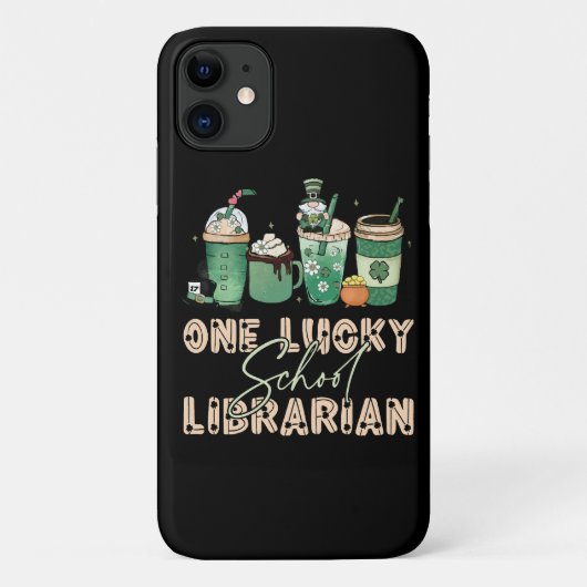 聖パトリックデーラッキー司書 Case-Mate iPhoneケース (裏面)