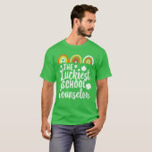 聖パトリック日路の最も幸運な学校秘書 Tシャツ (正面フル)