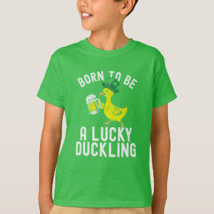 聖パトリック生まれの日にラッキー・アクリングおもしろい Tシャツ
