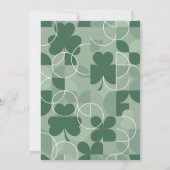 聖パトリック祝日(St. Patrick's Day)の成功と幸運 カード (裏面)
